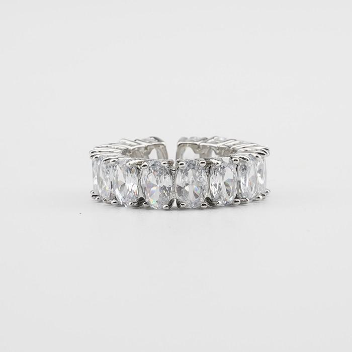 MARI MAGI ジルコン 楕円形 リング ゴールド シルバー 指輪 レディース 18K 10金 10K ホワイトゴールド 記念日ギフト プレゼント 金属アレルギー ジュエリー |  | 10