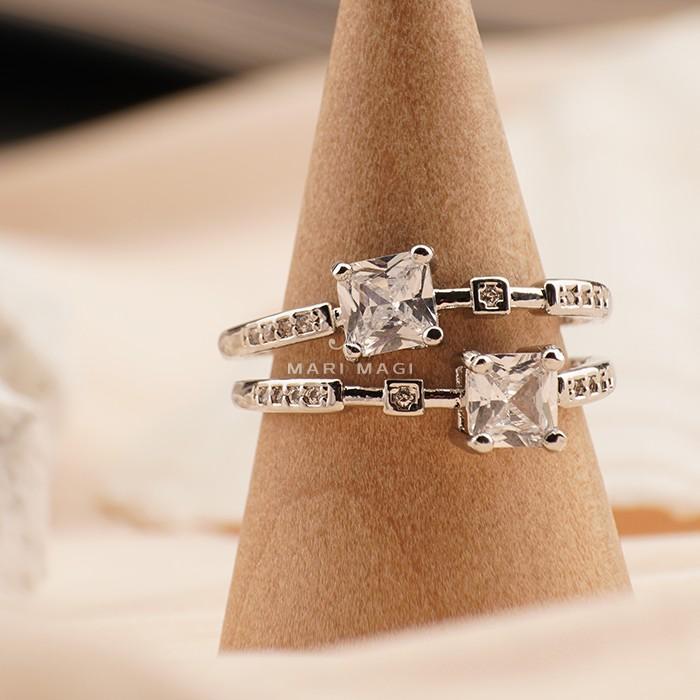 marimagi 指輪 おしゃれ かわいい シルバー ゴールド ピンク カラー ニッケルフリー サージカルステンレス 316L 金属アレルギー対応 レディース キラキラ |  | 12