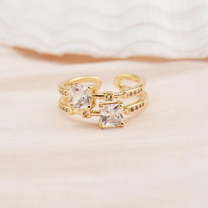 marimagi 指輪 おしゃれ かわいい シルバー ゴールド ピンク カラー ニッケルフリー サージカルステンレス 316L 金属アレルギー対応 レディース キラキラ |  | 08