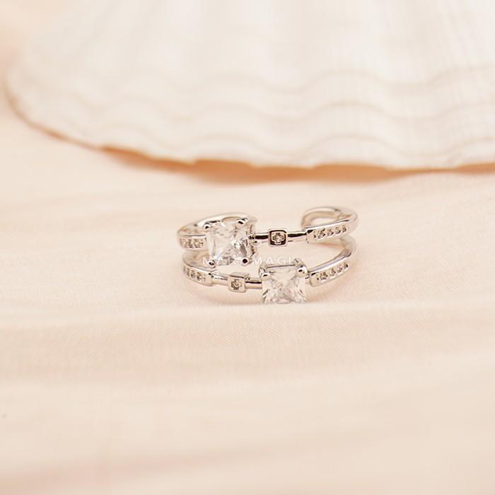 marimagi 指輪 おしゃれ かわいい シルバー ゴールド ピンク カラー ニッケルフリー サージカルステンレス 316L 金属アレルギー対応 レディース キラキラ |  | 09