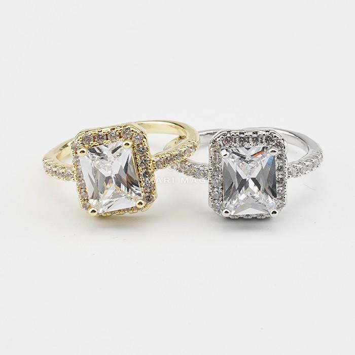 mari magi リング 指輪 ピンキーリング 金属アレルギー つけっぱなし レディース サイズフリー 大きいサイズ 多面カット 大人 ゴールド ホワイトゴールド |  | 13