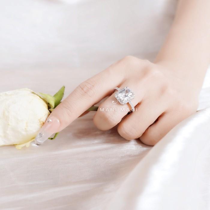 mari magi リング 指輪 ピンキーリング 金属アレルギー つけっぱなし レディース サイズフリー 大きいサイズ 多面カット 大人 ゴールド ホワイトゴールド |  | 15