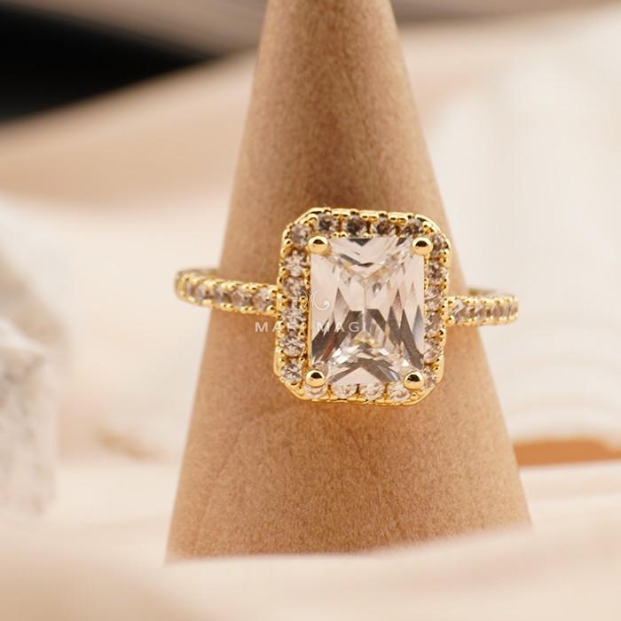 mari magi リング 指輪 ピンキーリング 金属アレルギー つけっぱなし レディース サイズフリー 大きいサイズ 多面カット 大人 ゴールド ホワイトゴールド |  | 06