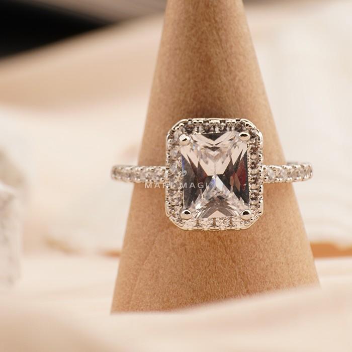 mari magi リング 指輪 ピンキーリング 金属アレルギー つけっぱなし レディース サイズフリー 大きいサイズ 多面カット 大人 ゴールド ホワイトゴールド |  | 07