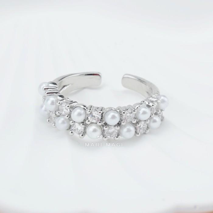 マリマギ リング 指輪 マルチビュー オープン レディース クリアー ゴールド ミックス ゴールド シルバー シンプル デザイン 重ね着け 人気 流行 まりまぎ |  | 13