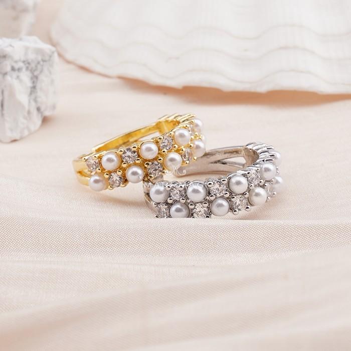 マリマギ リング 指輪 マルチビュー オープン レディース クリアー ゴールド ミックス ゴールド シルバー シンプル デザイン 重ね着け 人気 流行 まりまぎ |  | 01