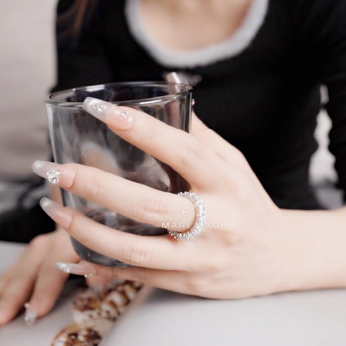 マリマギ リング フル エタニティ エタニティリング 指輪 アクセサリー ピンキー 重ねづけ 重ね付け 金属アレルギー対応 レディース ゴールド シルバー marimagi |  | 13