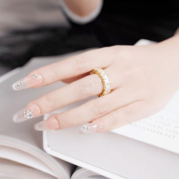 マリマギ リング フル エタニティ エタニティリング 指輪 アクセサリー ピンキー 重ねづけ 重ね付け 金属アレルギー対応 レディース ゴールド シルバー marimagi |  | 14