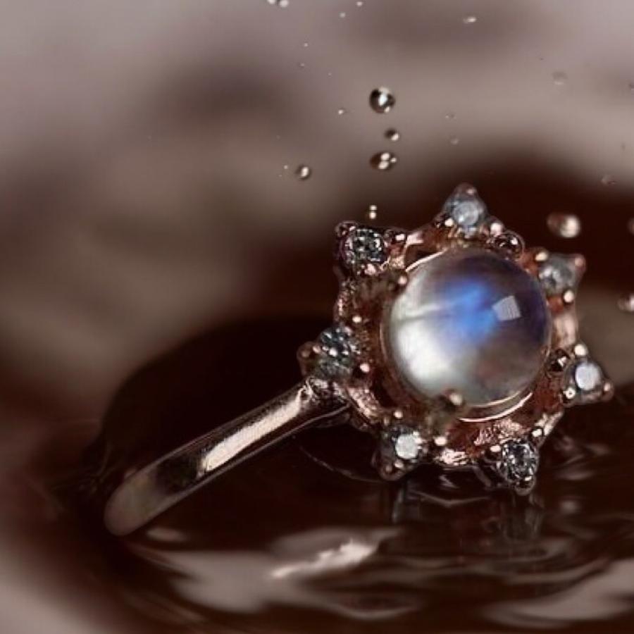 天然石 シンプルデザイン MARI MAGI 指輪 リング ステンレス製 レディース サージカルステンレス ヌードリング 金属アレルギー プレゼント 誕生日 |  | 02