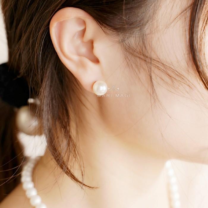 マリマギ 一粒 パール ピアス 10mm 大粒 真珠 レディース 金属アレルギー対応 冠婚葬祭 葬式 結婚式 フォーマル パーティー シンプル |  | 05