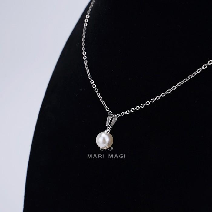 パールネックレス 一粒 8mm 冠婚葬祭 葬式 葬儀 喪服 結婚式 お呼ばれ 金属アレルギー対応 パール レディース ニッケルフリー ABS シンプル おしゃれ mari magi |  | 08