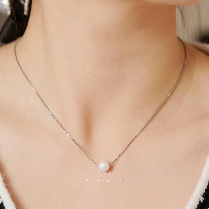 パールネックレス 一粒 8mm 18金 葬式 結婚式 冠婚葬祭 真珠 フォーマル パーティー アコヤ貝 レディース ゴールド ホワイト ピンク 長さ調整可能 |  | 06