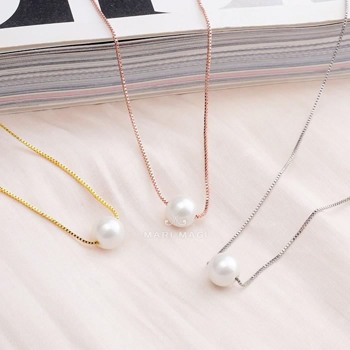 パールネックレス 一粒 8mm 18金 葬式 結婚式 冠婚葬祭 真珠 フォーマル パーティー アコヤ貝 レディース ゴールド ホワイト ピンク 長さ調整可能 |  | 16