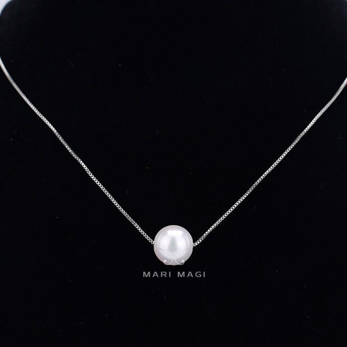 パールネックレス 一粒 10mm 18金 大粒 冠婚葬祭 葬式 結婚式 フォーマル パーティー アコヤ貝 レディース ピンクゴールド ホワイトゴールド 長さ調整可能 |  | 15