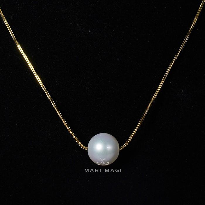 パールネックレス 一粒 10mm 18金 大粒 冠婚葬祭 葬式 結婚式 フォーマル パーティー アコヤ貝 レディース ピンクゴールド ホワイトゴールド 長さ調整可能 |  | 08