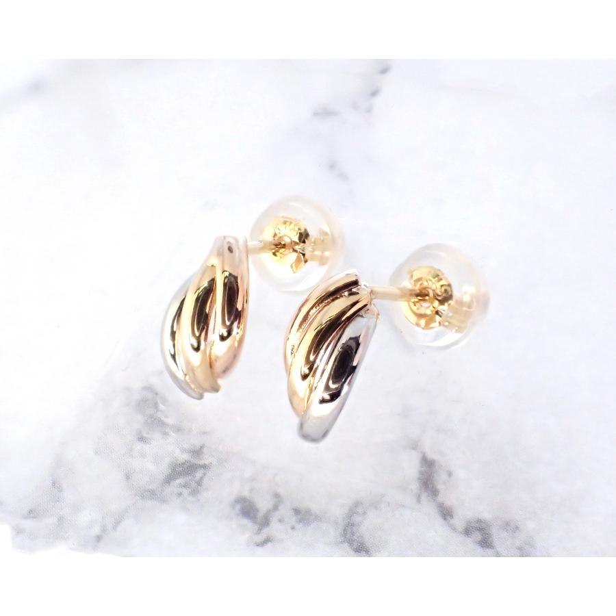 希少！！】【希少！！】ピアス レディース アレルギー対応 K18 K18PG