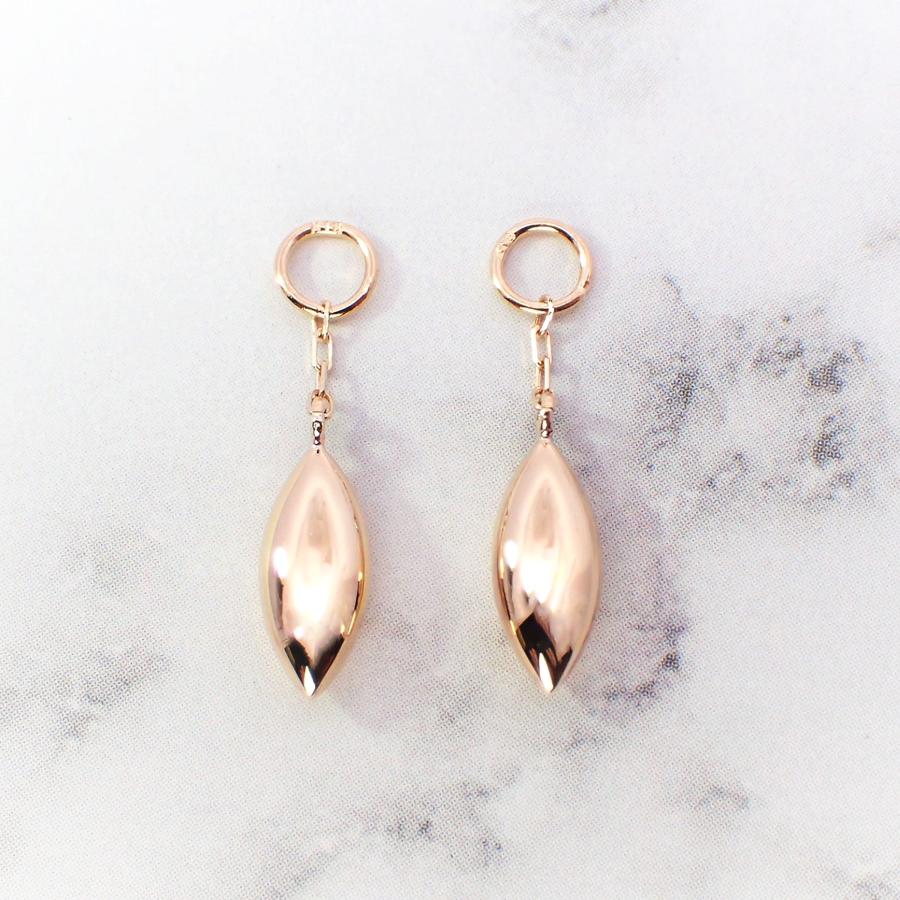 ピアス チャーム レディース アレルギー対応 ニッケルフリー K18 18金