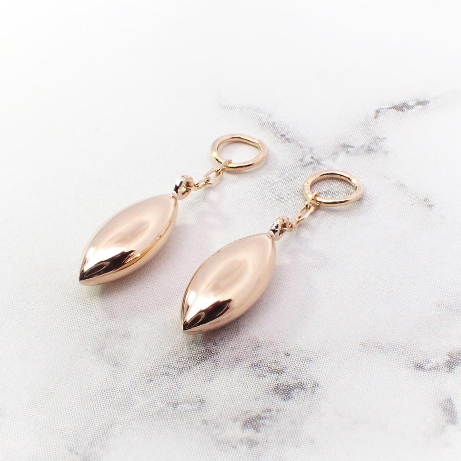 ピアス チャーム レディース アレルギー対応 ニッケルフリー K18 18金