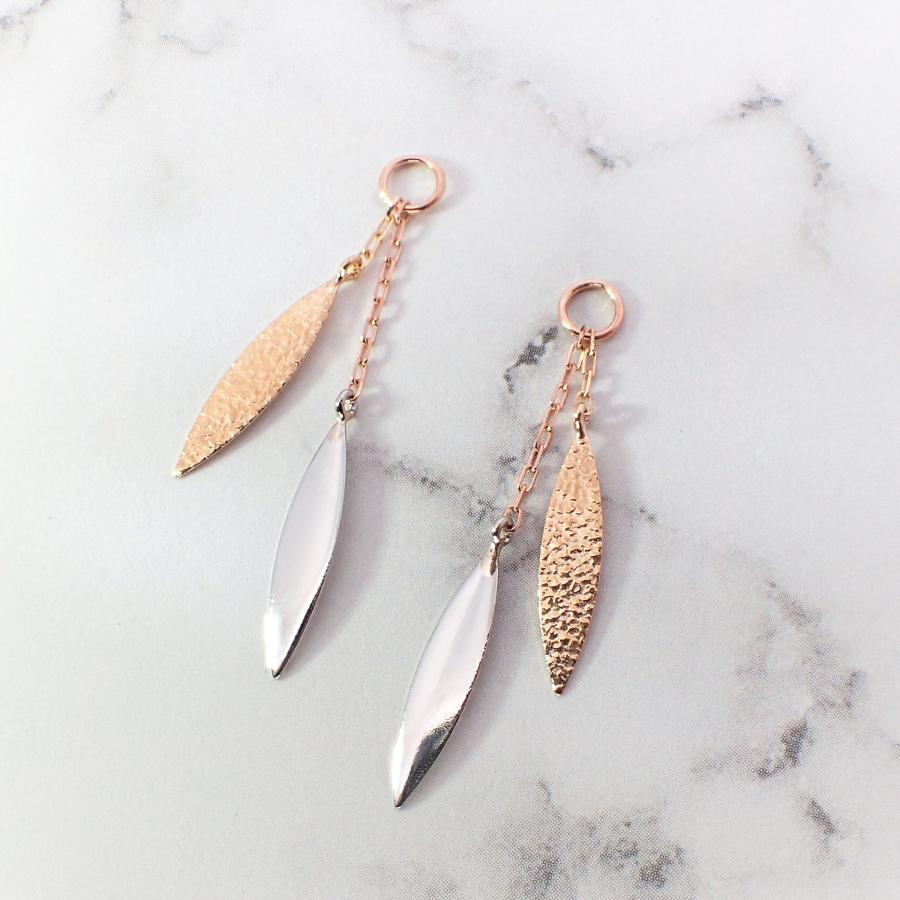 ピアス チャーム レディース アレルギー対応 ニッケルフリー K18