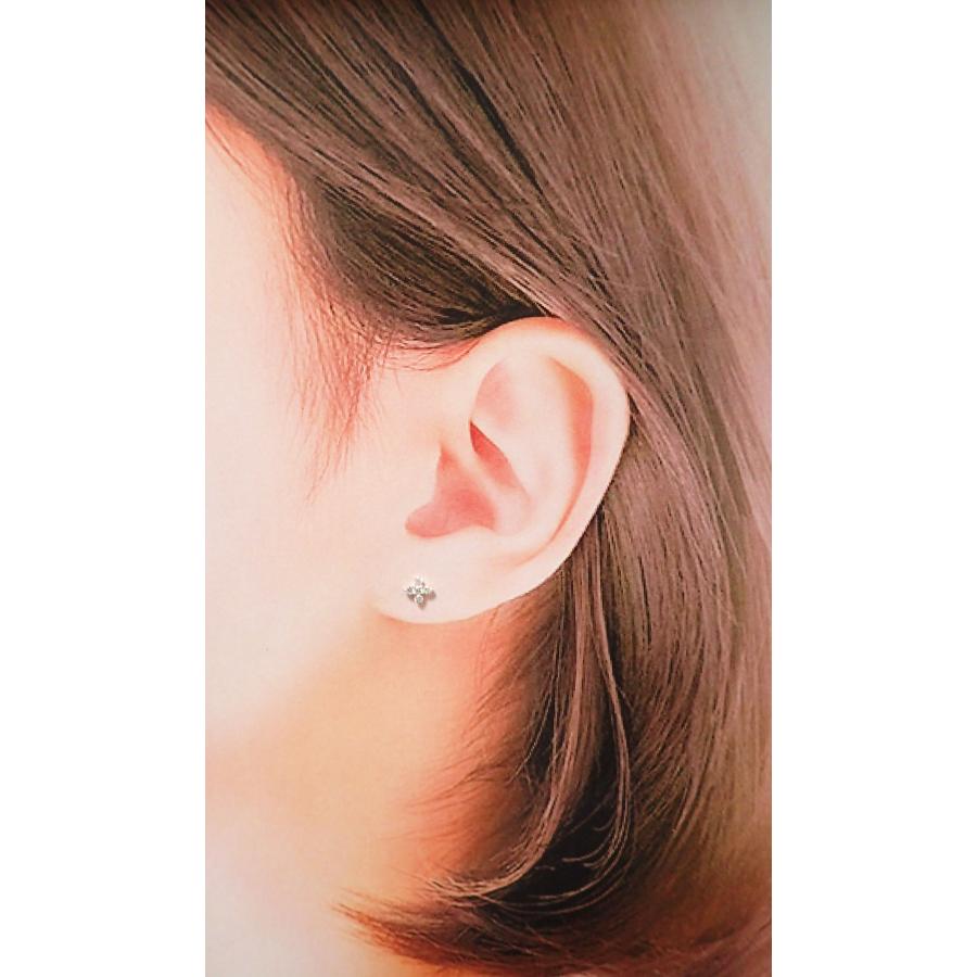 ピアス レディース アレルギー対応 ニッケルフリー K10 10金 イエロー 