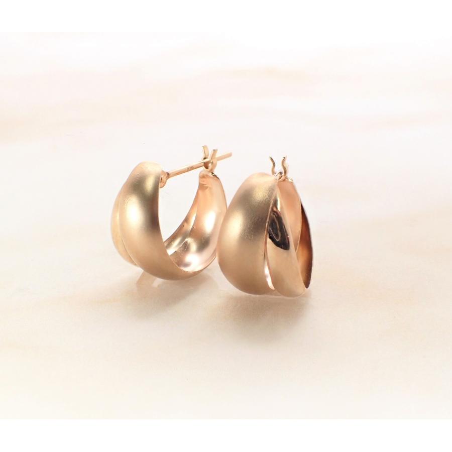 ピアス レディース アレルギー対応 ニッケルフリー K10 10金 イエロー