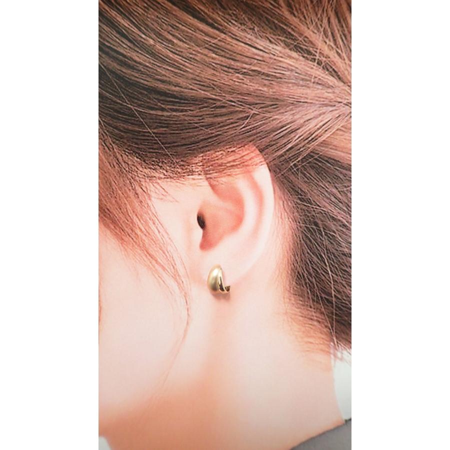 ピアス レディース アレルギー対応 ニッケルフリー K10 10金 イエロー