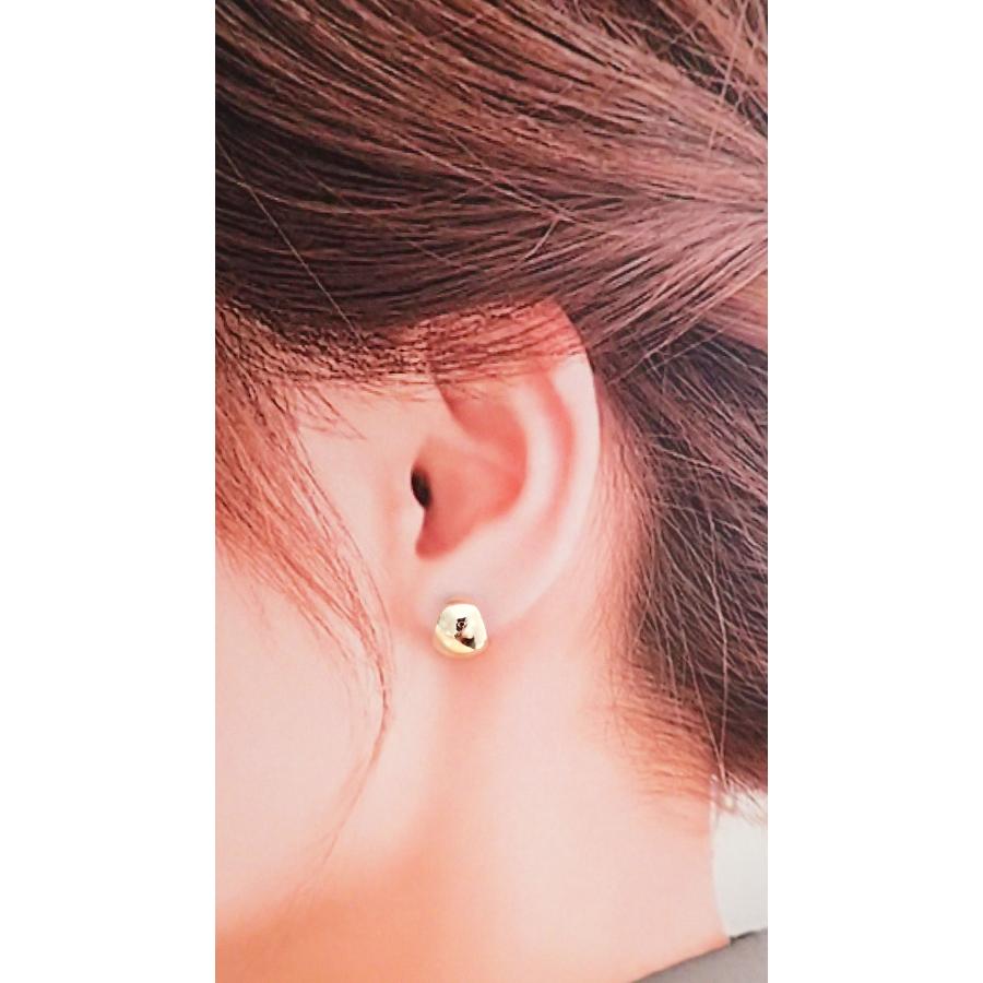 ピアス レディース アレルギー対応 ニッケルフリー K10 10金 イエロー