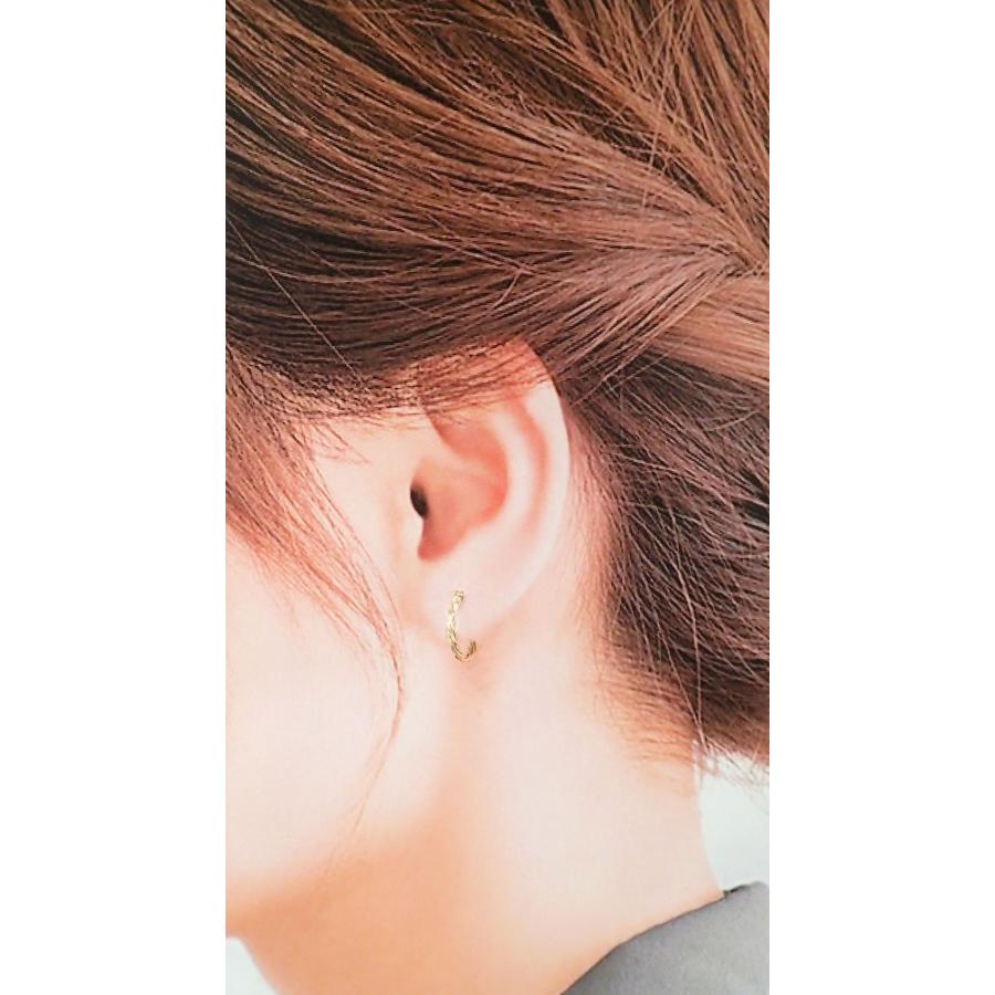 ピアス レディース アレルギー対応 ニッケルフリー K10 10金 イエロー 