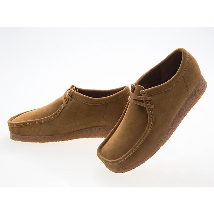 clarks cola suede