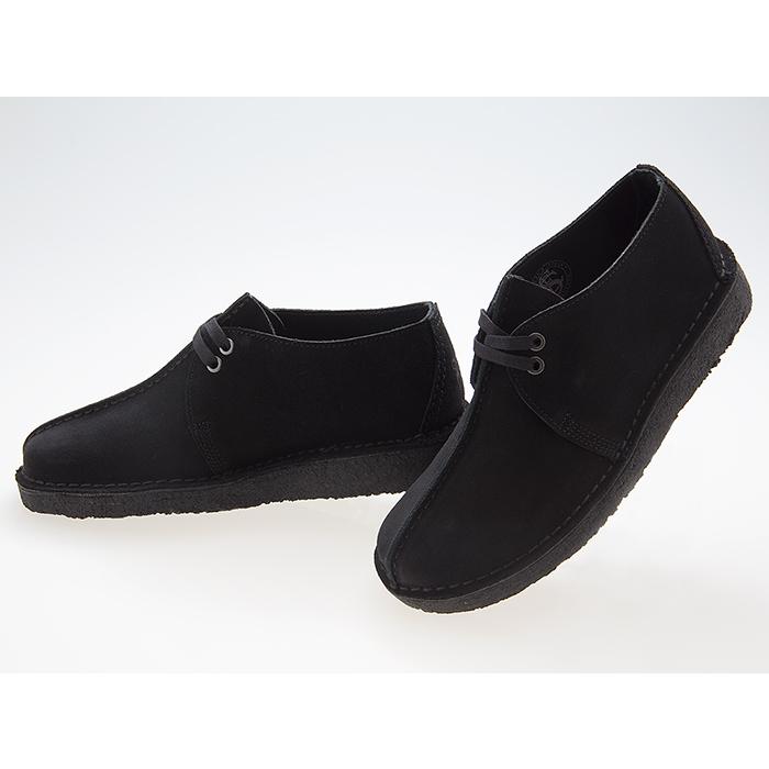 クラークス CLARKS ORIGINALS DESERT TREK デザートトレック BLACK SUEDE ブラック スエード 黒 #26155486｜fedes