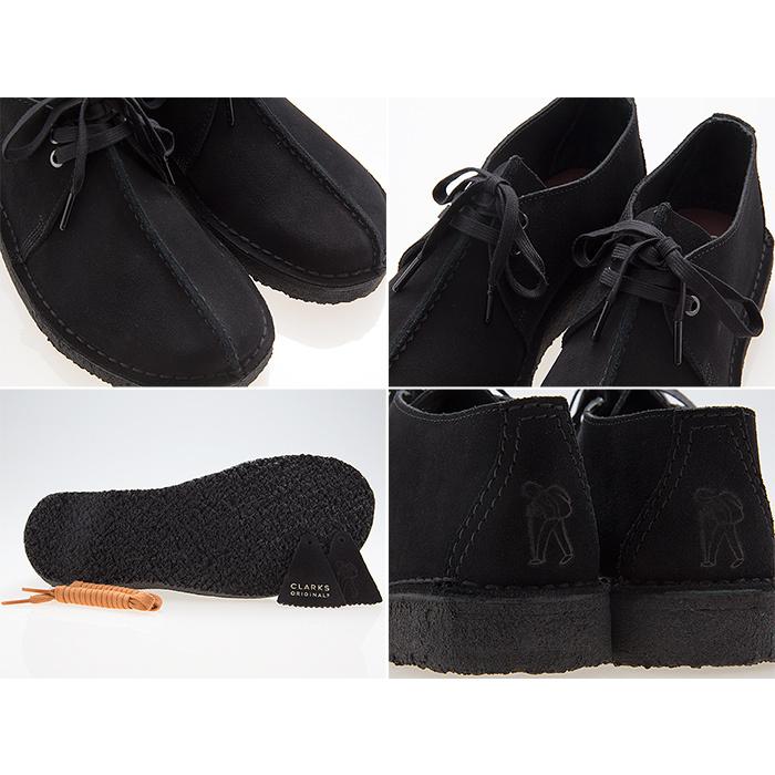 クラークス CLARKS ORIGINALS DESERT TREK デザートトレック BLACK SUEDE ブラック スエード 黒 #26155486｜fedes｜03