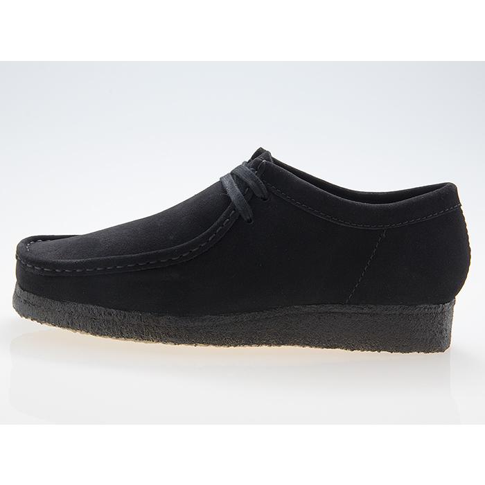 クラークス CLARKS ORIGINALS WALLABEE ワラビー BLACK SUEDE ブラック スエード #26155519｜fedes｜02