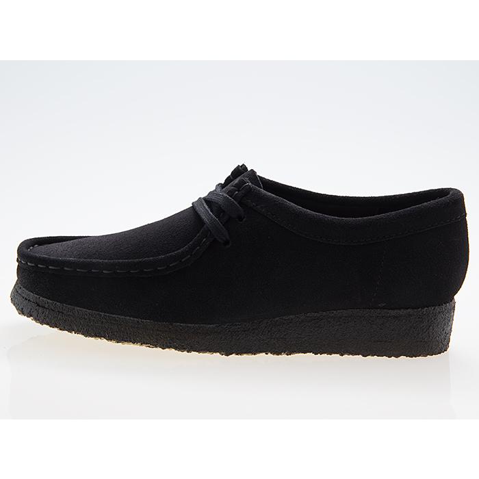 クラークス CLARKS ORIGINALS WALLABEE ウィメンズ ワラビー レディース 女性用 BLACK SUEDE ブラック スエード #26155522|fedes|02