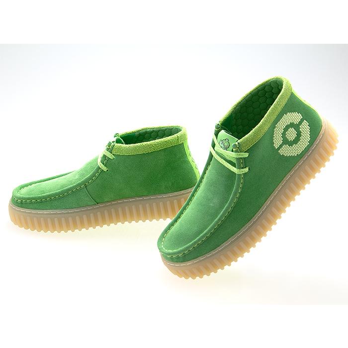 ⭐️未使用級⭐️　クラークス　ポケモンコラボ　モカシンシューズ　フシギダネ　緑 Clarks クラークス CLARKS ORIGINALS TORHILL x POKEMON