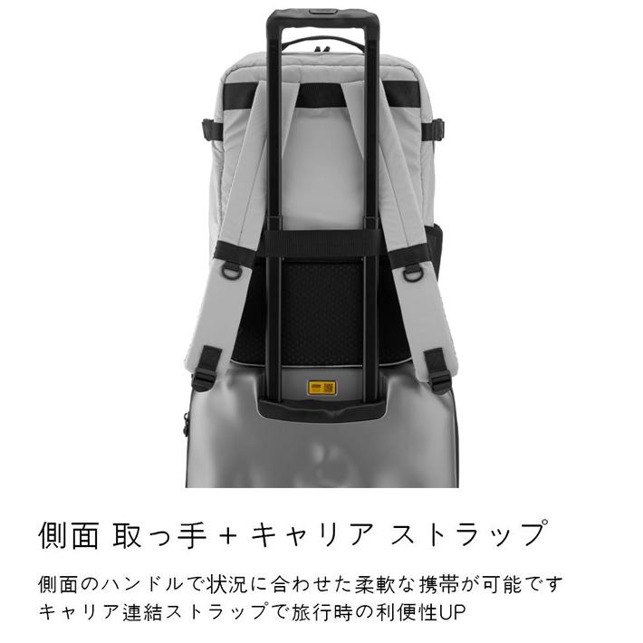 クラッシュバゲージ CRASH BAGGAGE ICONIC 2.0 BACKPACK アイコニック2.0 バックパック リュック 鞄 バック ユニセックス SILVER シルバー #CB311-21の画像