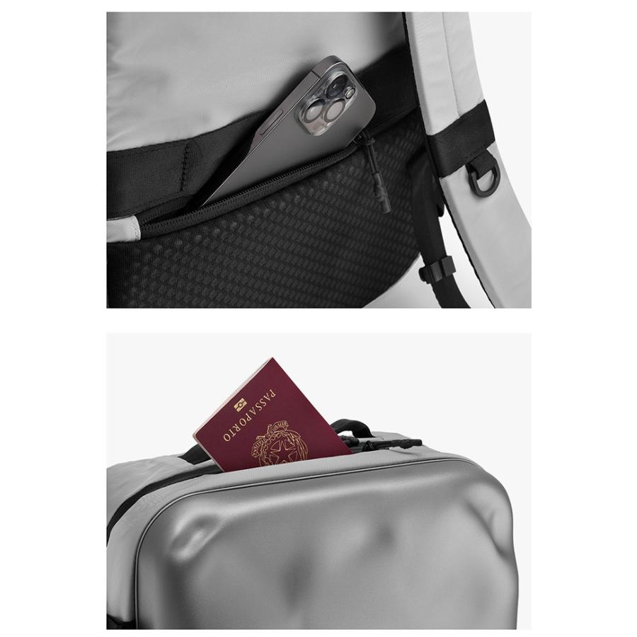 クラッシュバゲージ CRASH BAGGAGE ICONIC 2.0 BACKPACK アイコニック2.0 バックパック リュック 鞄 バック ユニセックス SILVER シルバー #CB311-21の画像