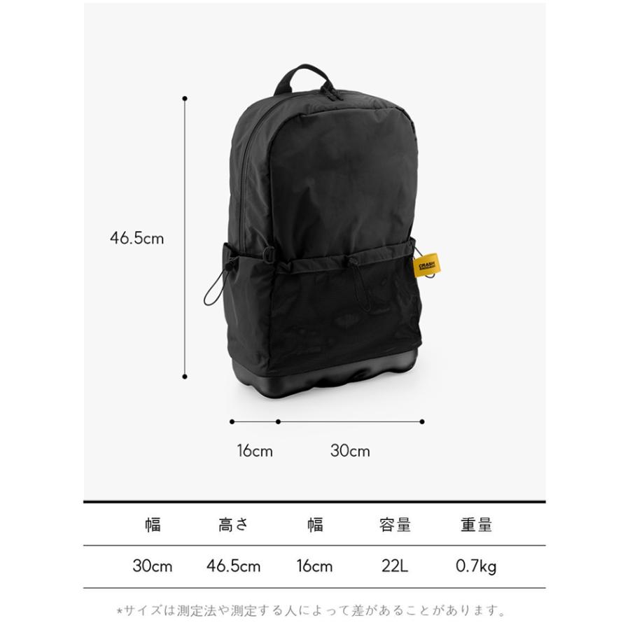 クラッシュバゲージ CRASH BAGGAGE HARD MESH BACKPACK ハードメッシュ バックパック リュック 鞄 バック ユニセックス BLACK ブラック 黒 #CB313-01の画像