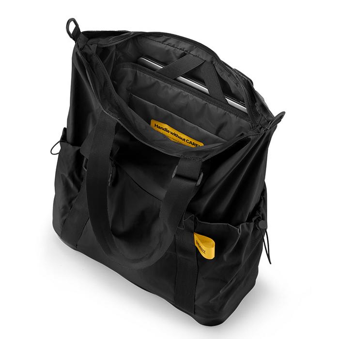 クラッシュバゲージ CRASH BAGGAGE HARD TOTE BAG ハード トートバック 鞄 バック ユニセックス BLACK ブラック 黒 #CB315-01の画像