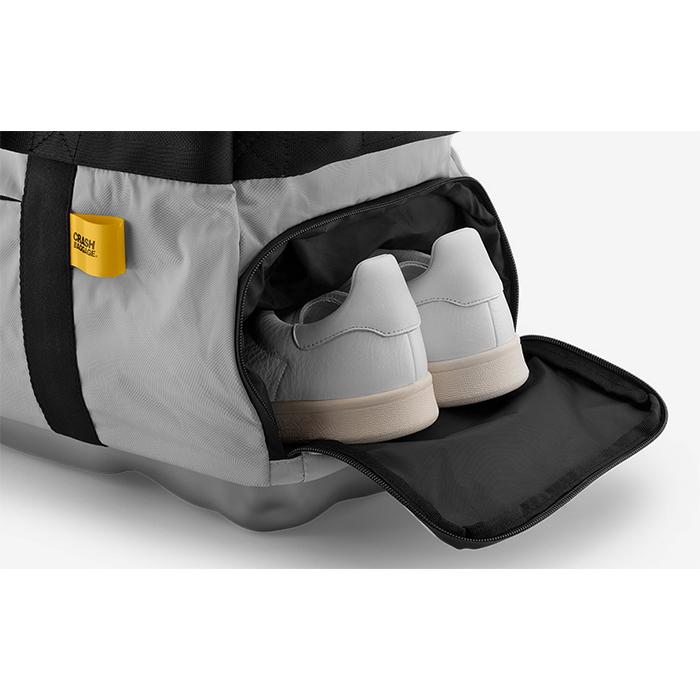 クラッシュバゲージ CRASH BAGGAGE HARD WEEKENDER DUFFLE NYLON BAG ハード ウィークエンダー ナイロン ダッフル バック SILVER シルバー #CB316-21の画像
