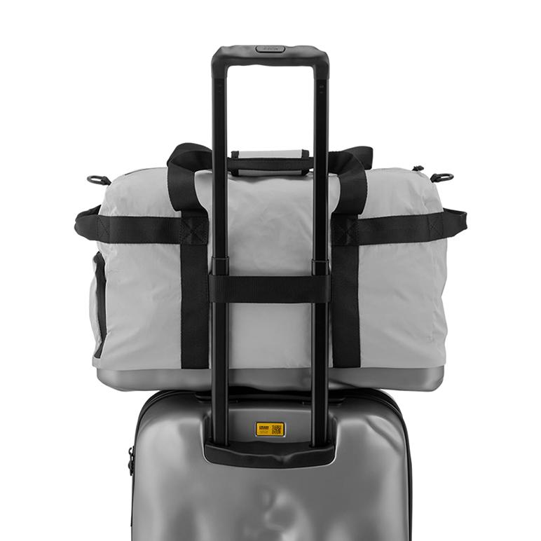 クラッシュバゲージ CRASH BAGGAGE HARD WEEKENDER DUFFLE NYLON BAG ハード ウィークエンダー ナイロン ダッフル バック SILVER シルバー #CB316-21の画像