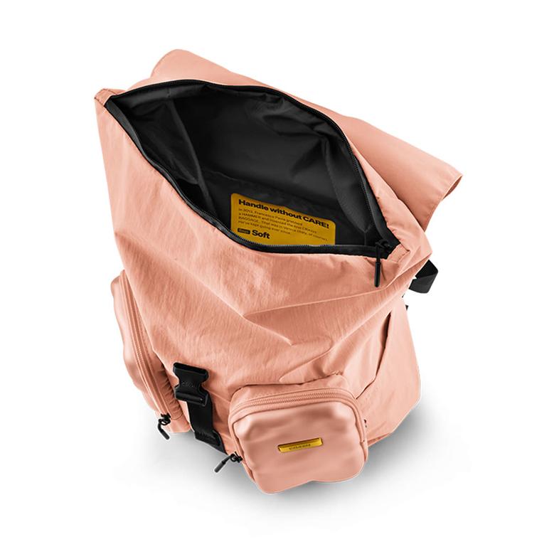 クラッシュバゲージ CRASH BAGGAGE SOFT RUCKSACK 2.0 バックパック ソフト ナイロン リュックサック ユニセックス SALMON PINK サーモンピンク #CB323-66の画像