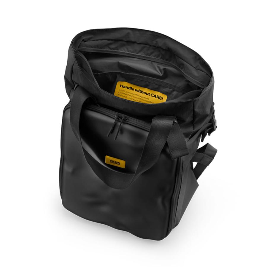 クラッシュバゲージ CRASH BAGGAGE TOTE BACKPACK 2.0 トートバック バックパック 2WAY リュックサック ユニセックス BLACK ブラック 黒 #CB324-01の画像
