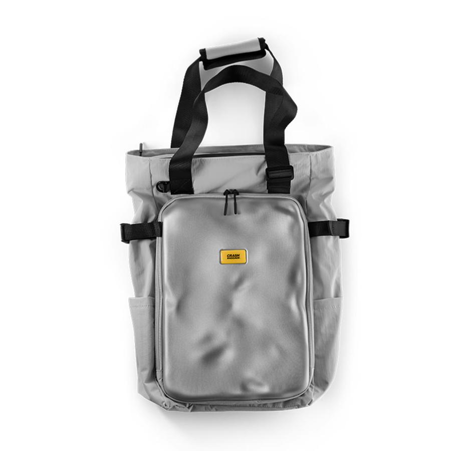 クラッシュバゲージ CRASH BAGGAGE TOTE BACKPACK 2.0 トートバック バックパック 2WAY リュックサック ユニセックス SILVER シルバー #CB324-21の画像