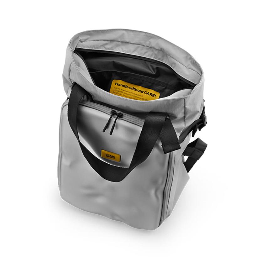 クラッシュバゲージ CRASH BAGGAGE TOTE BACKPACK 2.0 トートバック バックパック 2WAY リュックサック ユニセックス SILVER シルバー #CB324-21の画像