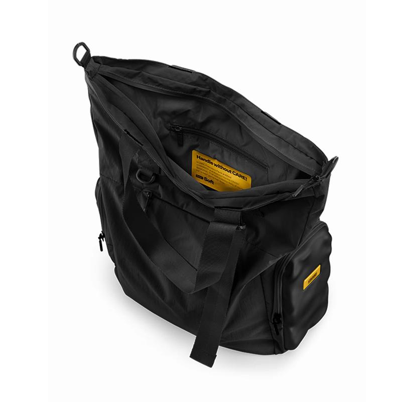 クラッシュバゲージ CRASH BAGGAGE SOFT SIDE TOTE BAG ソフト サイド トートバック ショルダーバック 2WAY ユニセックス BLACK ブラック #CB325-01の画像
