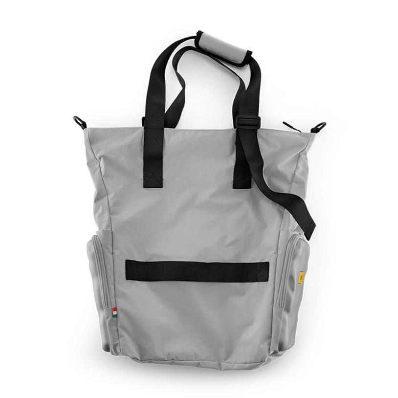 クラッシュバゲージ CRASH BAGGAGE SOFT SIDE TOTE BAG ソフト サイド トートバック ショルダーバック 2WAY ユニセックス SILVER シルバー #CB325-21の画像
