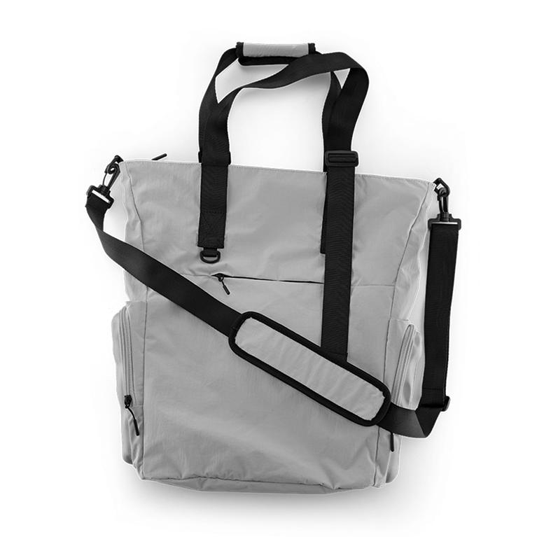 クラッシュバゲージ CRASH BAGGAGE SOFT SIDE TOTE BAG ソフト サイド トートバック ショルダーバック 2WAY ユニセックス SILVER シルバー #CB325-21の画像