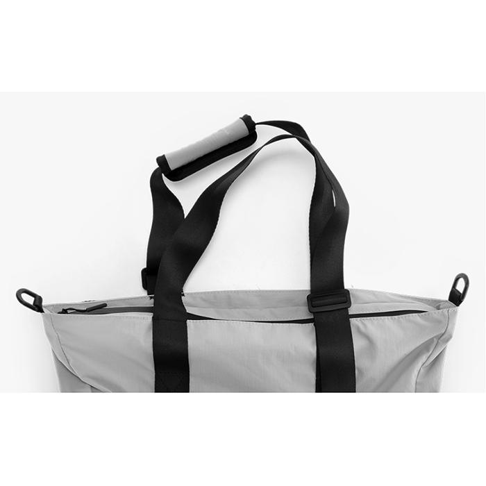 クラッシュバゲージ CRASH BAGGAGE SOFT SIDE TOTE BAG ソフト サイド トートバック ショルダーバック 2WAY ユニセックス SILVER シルバー #CB325-21の画像