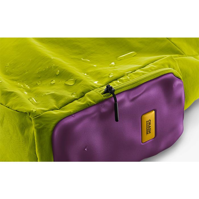 クラッシュバゲージ CRASH BAGGAGE SOFT SIDE TOTE BAG ソフト サイド トートバック ショルダーバック 2WAY ユニセックス グリーン バイオレット #CB325-65の画像