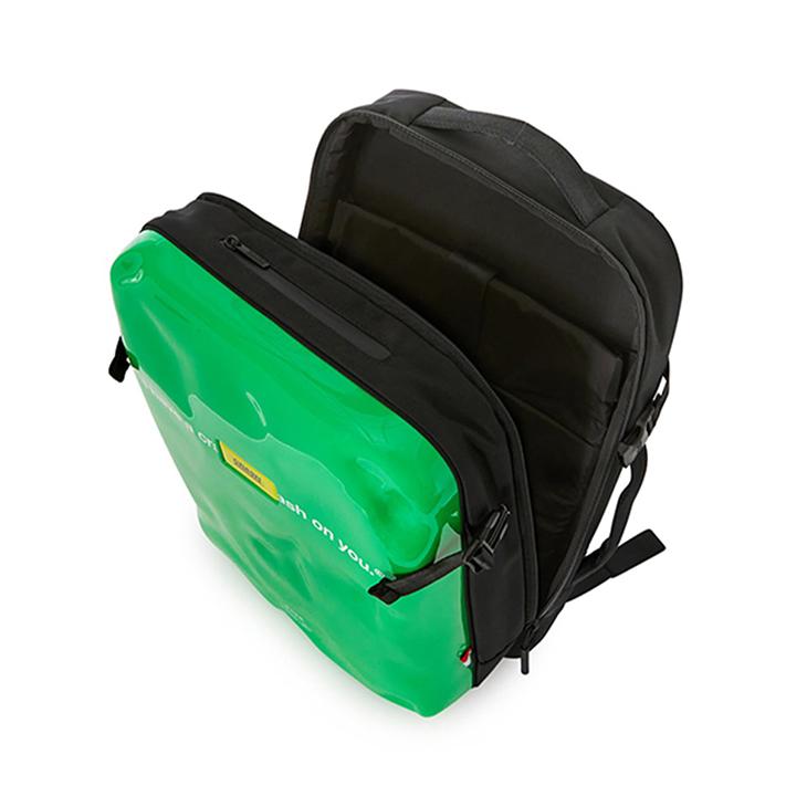 クラッシュバゲージ CRASH BAGGAGE MSGM ICONIC BACKPACK コラボ アイコニック バックパック リュック 鞄 バック ユニセックス GREEN グリーン #CB404-35の画像